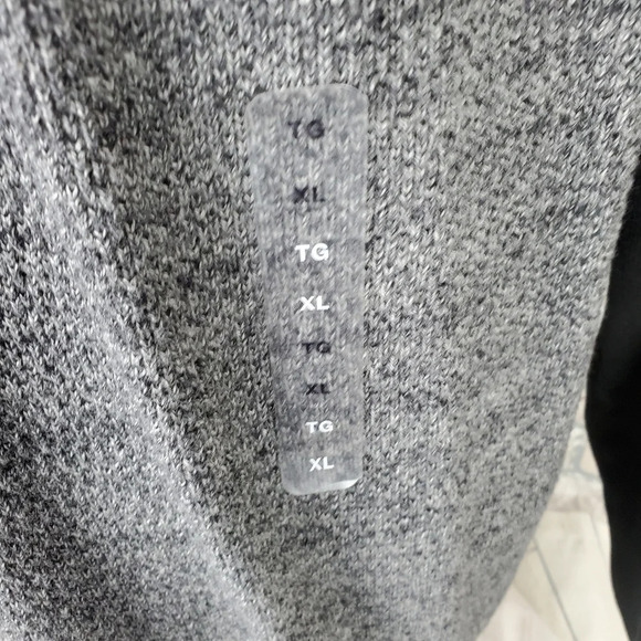 Gap Marled Knit Crewneck Sweater Gray Black XL - Picture 6 of 14